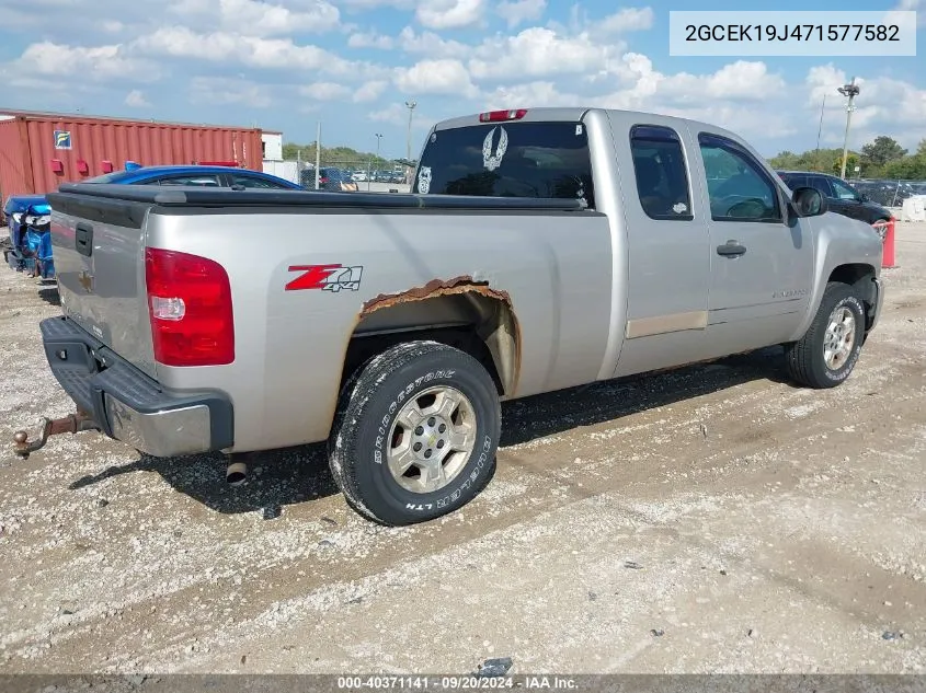 2GCEK19J471577582 2007 Chevrolet Silverado 1500 Lt1