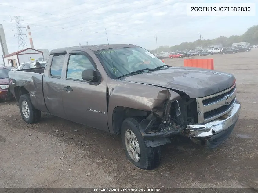 2GCEK19J071582830 2007 Chevrolet Silverado 1500 Lt2