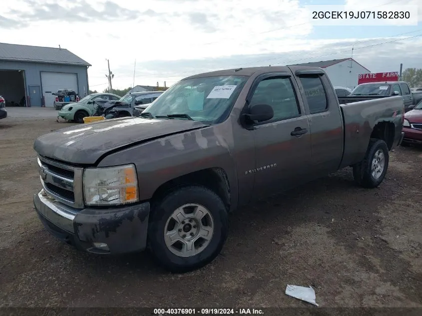 2007 Chevrolet Silverado 1500 Lt2 VIN: 2GCEK19J071582830 Lot: 40376901