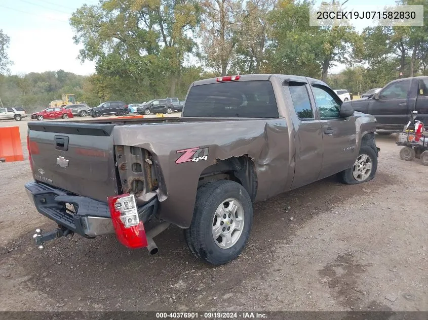 2007 Chevrolet Silverado 1500 Lt2 VIN: 2GCEK19J071582830 Lot: 40376901