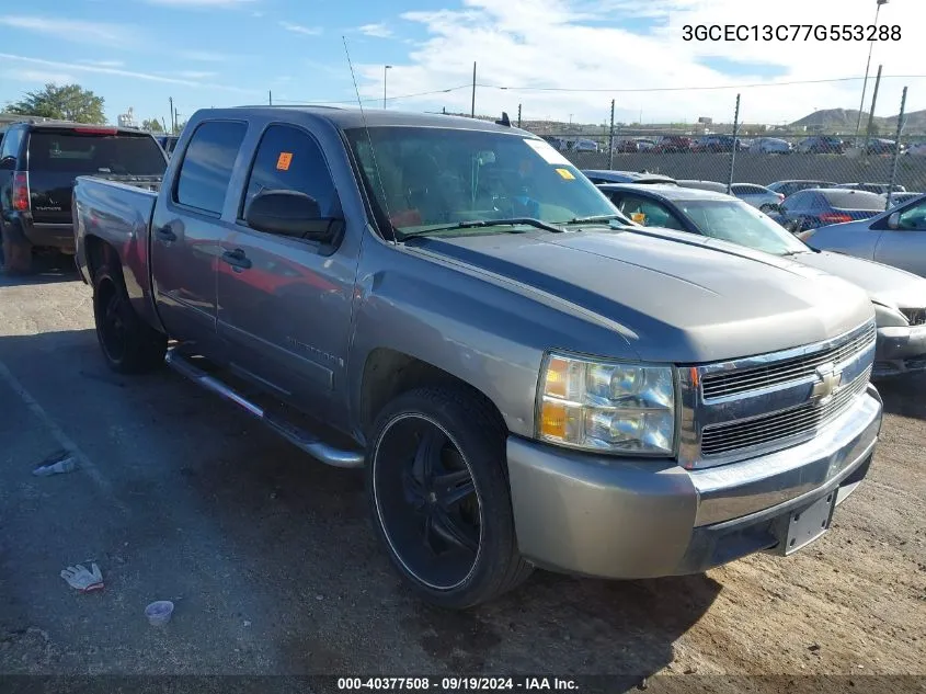 2007 Chevrolet Silverado 1500 Ls VIN: 3GCEC13C77G553288 Lot: 40377508