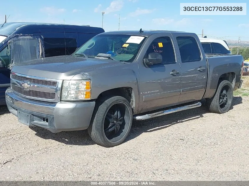 2007 Chevrolet Silverado 1500 Ls VIN: 3GCEC13C77G553288 Lot: 40377508