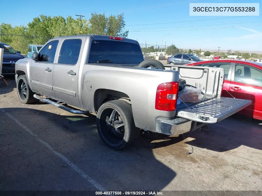 2007 Chevrolet Silverado 1500 Ls VIN: 3GCEC13C77G553288 Lot: 40377508