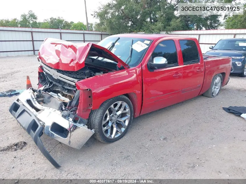 2007 Chevrolet Silverado 1500 Lt1 VIN: 3GCEC13C47G501925 Lot: 40377617