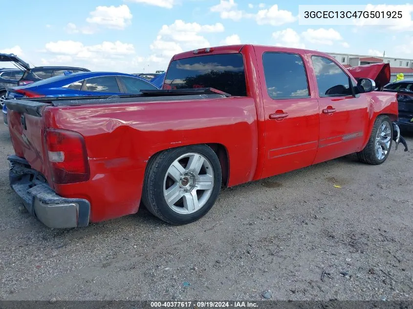 2007 Chevrolet Silverado 1500 Lt1 VIN: 3GCEC13C47G501925 Lot: 40377617