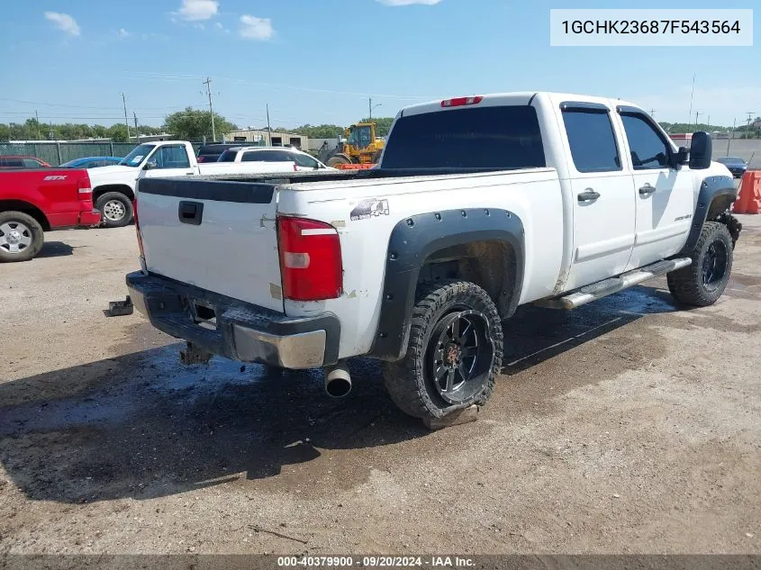 1GCHK23687F543564 2007 Chevrolet Silverado 2500Hd Lt1