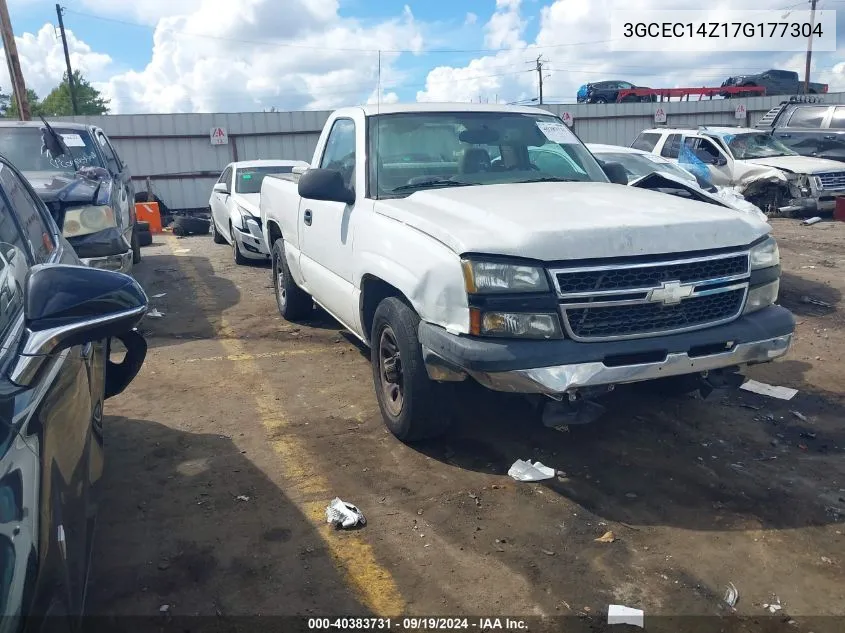 2007 Chevrolet Silverado 1500 Classic Work Truck VIN: 3GCEC14Z17G177304 Lot: 40383731