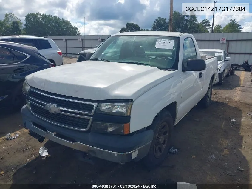 2007 Chevrolet Silverado 1500 Classic Work Truck VIN: 3GCEC14Z17G177304 Lot: 40383731