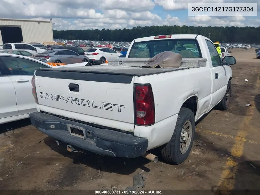 2007 Chevrolet Silverado 1500 Classic Work Truck VIN: 3GCEC14Z17G177304 Lot: 40383731