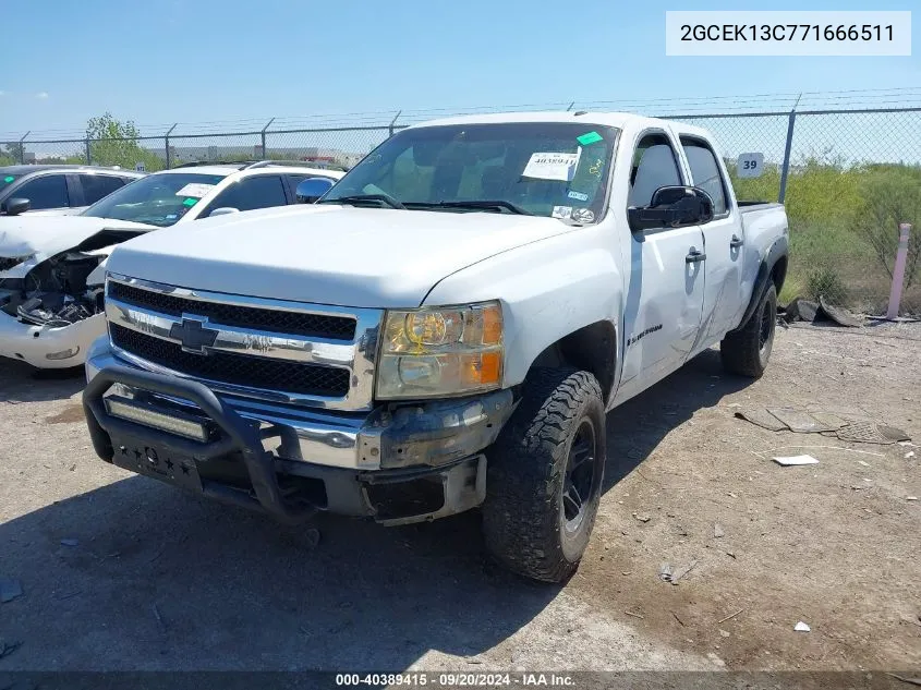 2007 Chevrolet Silverado 1500 Work Truck VIN: 2GCEK13C771666511 Lot: 40389415