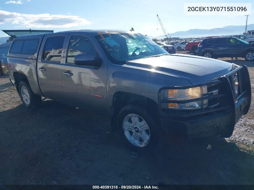 2007 Chevrolet Silverado 1500 Ltz VIN: 2GCEK13Y071551096 Lot: 40391318