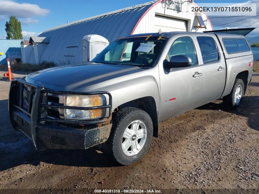 2007 Chevrolet Silverado 1500 Ltz VIN: 2GCEK13Y071551096 Lot: 40391318