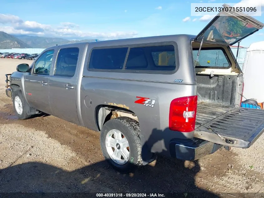 2007 Chevrolet Silverado 1500 Ltz VIN: 2GCEK13Y071551096 Lot: 40391318