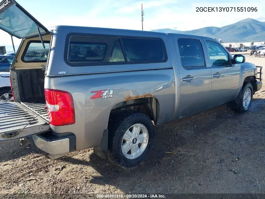 2GCEK13Y071551096 2007 Chevrolet Silverado 1500 Ltz