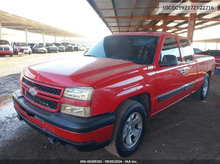 2007 Chevrolet Silverado 1500 Classic Lt2 VIN: 1GCEC19Z17Z122716 Lot: 40395382