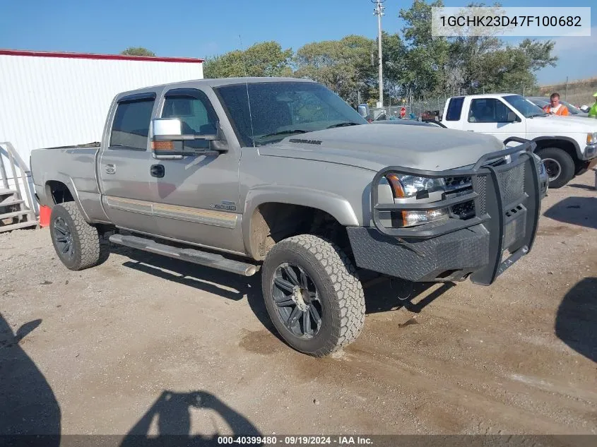 2007 Chevrolet Silverado 2500Hd Classic Lt1 VIN: 1GCHK23D47F100682 Lot: 40399480