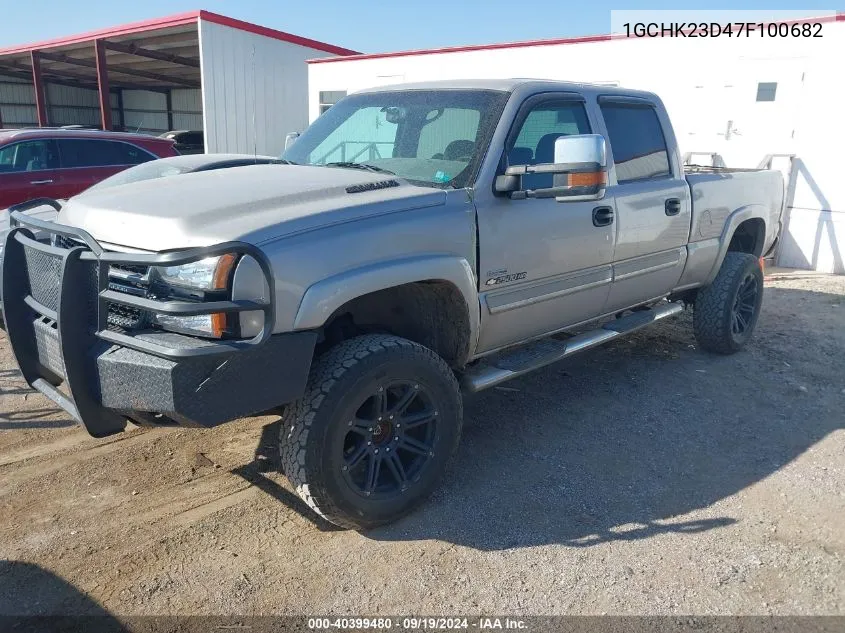 2007 Chevrolet Silverado 2500Hd Classic Lt1 VIN: 1GCHK23D47F100682 Lot: 40399480