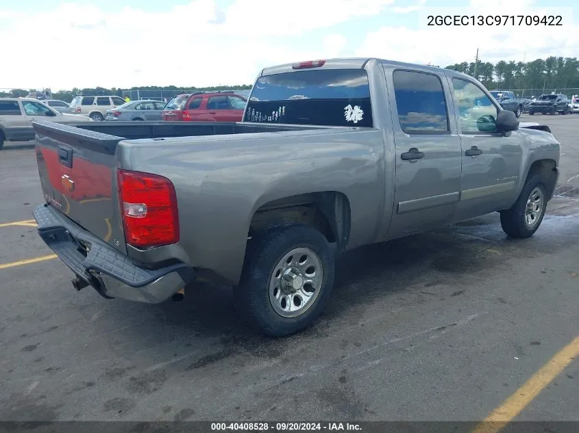 2007 Chevrolet Silverado 1500 Ls VIN: 2GCEC13C971709422 Lot: 40408528