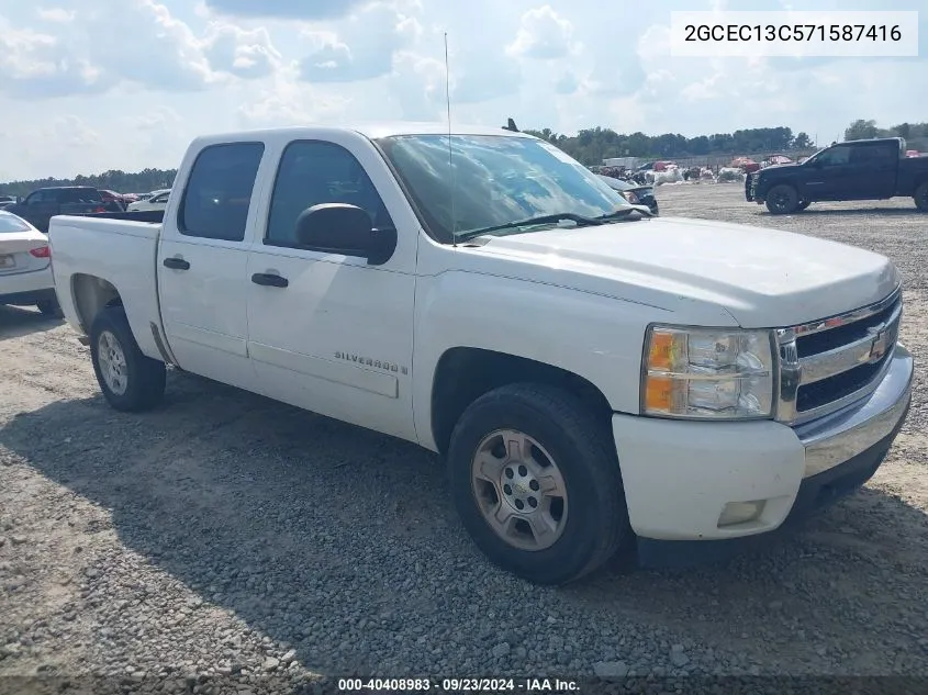 2007 Chevrolet Silverado 1500 Lt1 VIN: 2GCEC13C571587416 Lot: 40408983