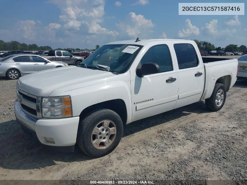 2GCEC13C571587416 2007 Chevrolet Silverado 1500 Lt1