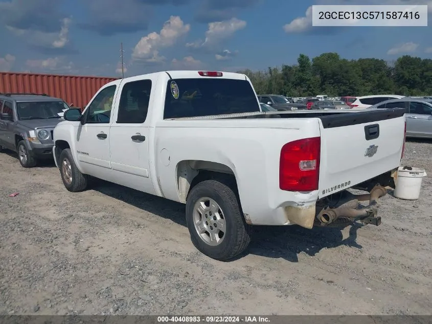 2GCEC13C571587416 2007 Chevrolet Silverado 1500 Lt1