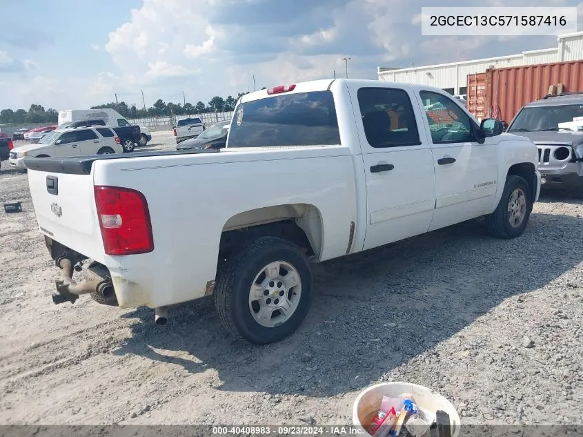 2GCEC13C571587416 2007 Chevrolet Silverado 1500 Lt1