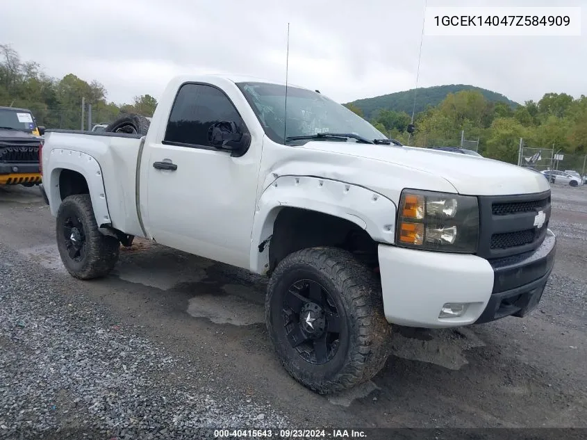 2007 Chevrolet Silverado 1500 Lt1 VIN: 1GCEK14047Z584909 Lot: 40415643