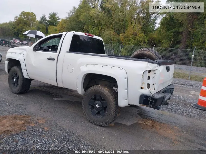 2007 Chevrolet Silverado 1500 Lt1 VIN: 1GCEK14047Z584909 Lot: 40415643