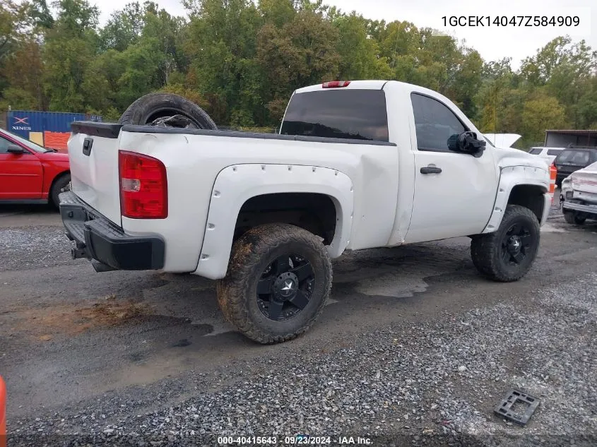 2007 Chevrolet Silverado 1500 Lt1 VIN: 1GCEK14047Z584909 Lot: 40415643