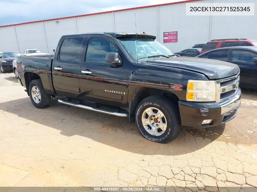 2007 Chevrolet Silverado 1500 Lt1 VIN: 2GCEK13C271525345 Lot: 40418057