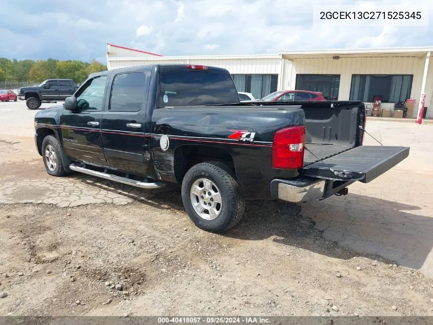 2007 Chevrolet Silverado 1500 Lt1 VIN: 2GCEK13C271525345 Lot: 40418057