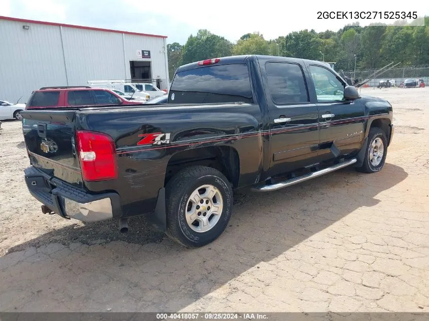 2007 Chevrolet Silverado 1500 Lt1 VIN: 2GCEK13C271525345 Lot: 40418057