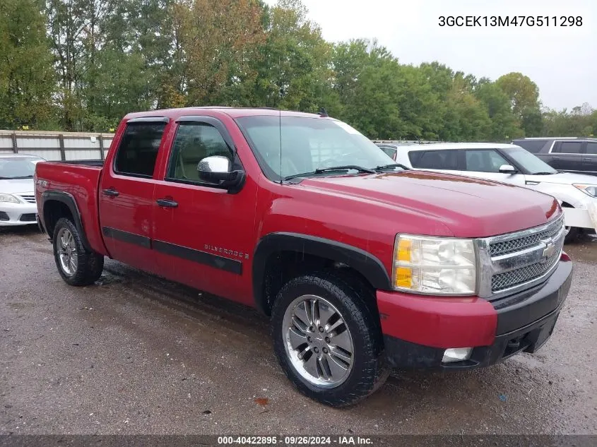 2007 Chevrolet Silverado 1500 Ltz VIN: 3GCEK13M47G511298 Lot: 40422895