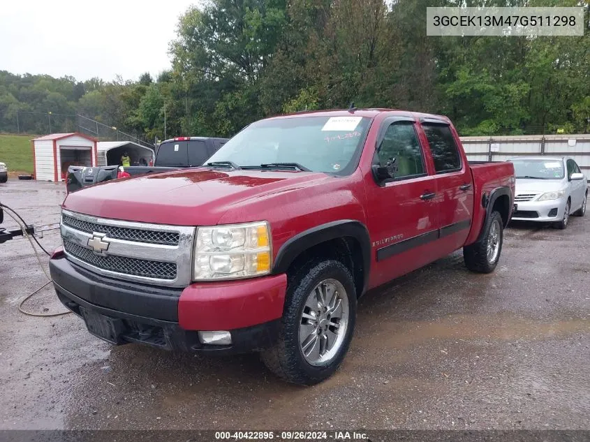 2007 Chevrolet Silverado 1500 Ltz VIN: 3GCEK13M47G511298 Lot: 40422895