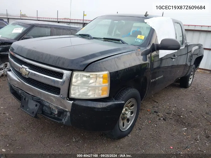 2007 Chevrolet Silverado 1500 Work Truck VIN: 1GCEC19X87Z609684 Lot: 40427168