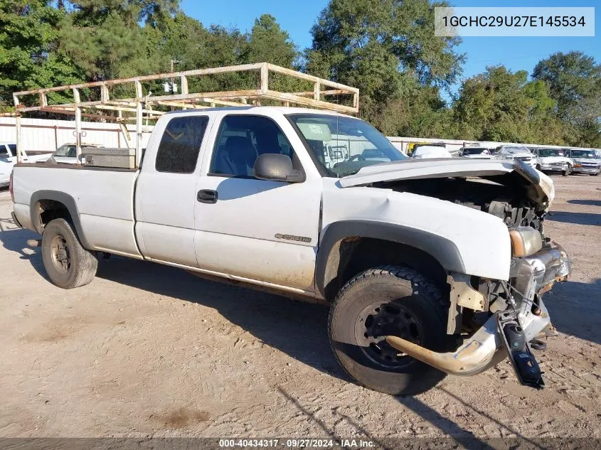 1GCHC29U27E145534 2007 Chevrolet Silverado 2500Hd Classic Work Truck