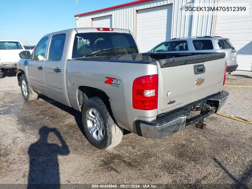 2007 Chevrolet Silverado 1500 Lt1 VIN: 3GCEK13M47G512399 Lot: 40439946