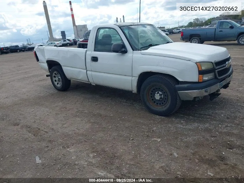 2007 Chevrolet Silverado 1500 Classic Work Truck VIN: 3GCEC14X27G202662 Lot: 40444418