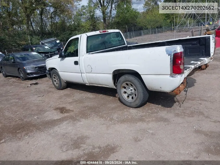 2007 Chevrolet Silverado 1500 Classic Work Truck VIN: 3GCEC14X27G202662 Lot: 40444418