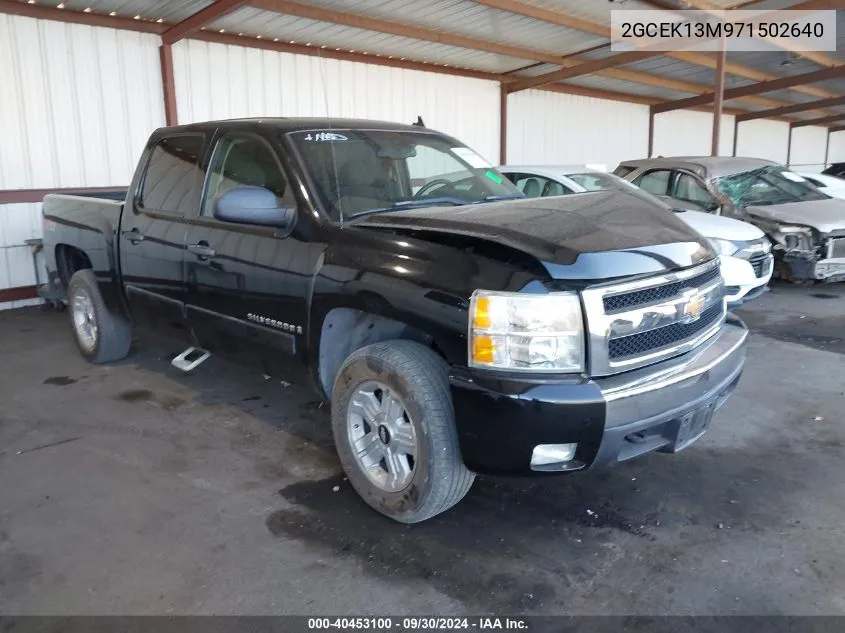 2007 Chevrolet Silverado K1500 Crew Cab VIN: 2GCEK13M971502640 Lot: 40453100