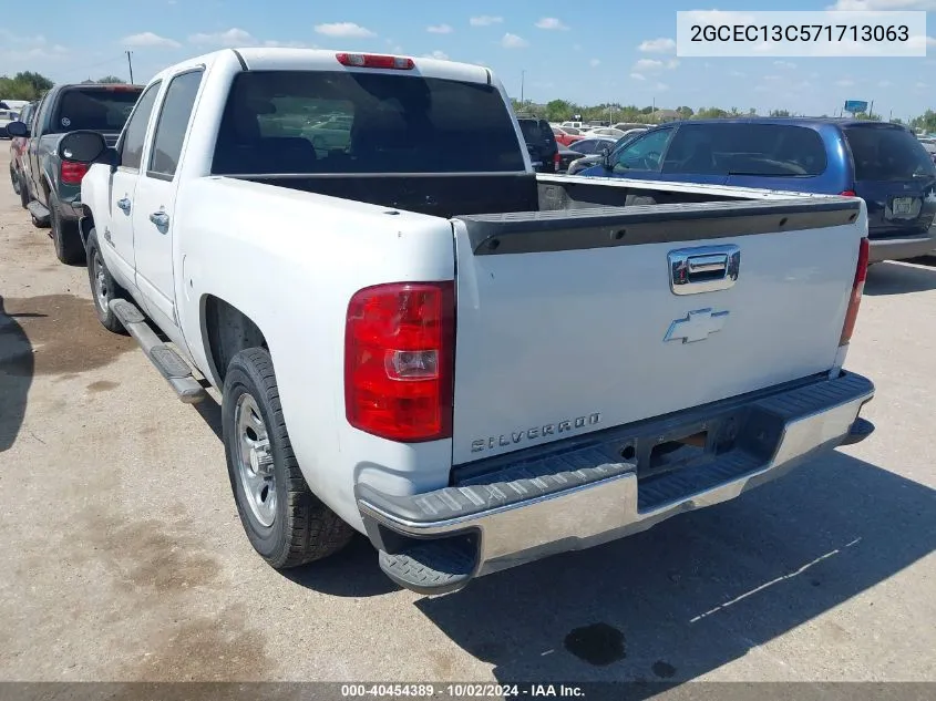 2007 Chevrolet Silverado 1500 Ls VIN: 2GCEC13C571713063 Lot: 40454389