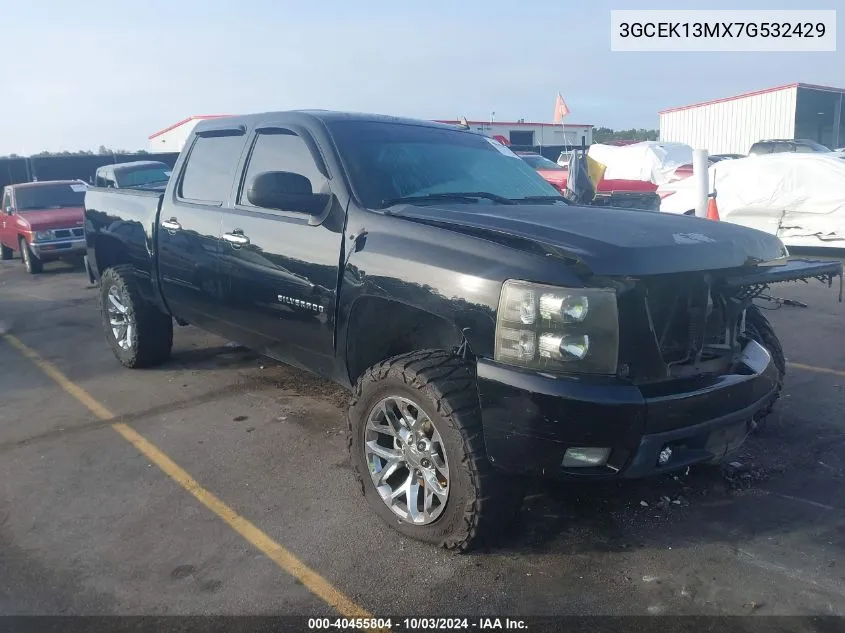 2007 Chevrolet Silverado 1500 Ltz VIN: 3GCEK13MX7G532429 Lot: 40455804