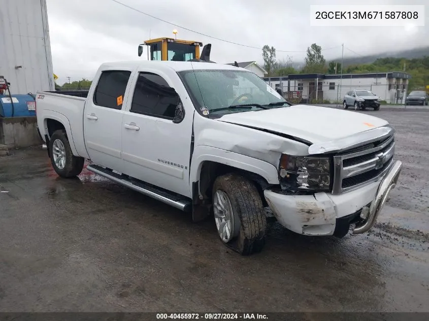 2007 Chevrolet Silverado 1500 Ltz VIN: 2GCEK13M671587808 Lot: 40455972