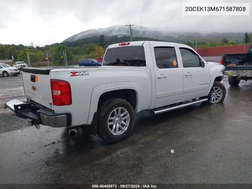 2007 Chevrolet Silverado 1500 Ltz VIN: 2GCEK13M671587808 Lot: 40455972