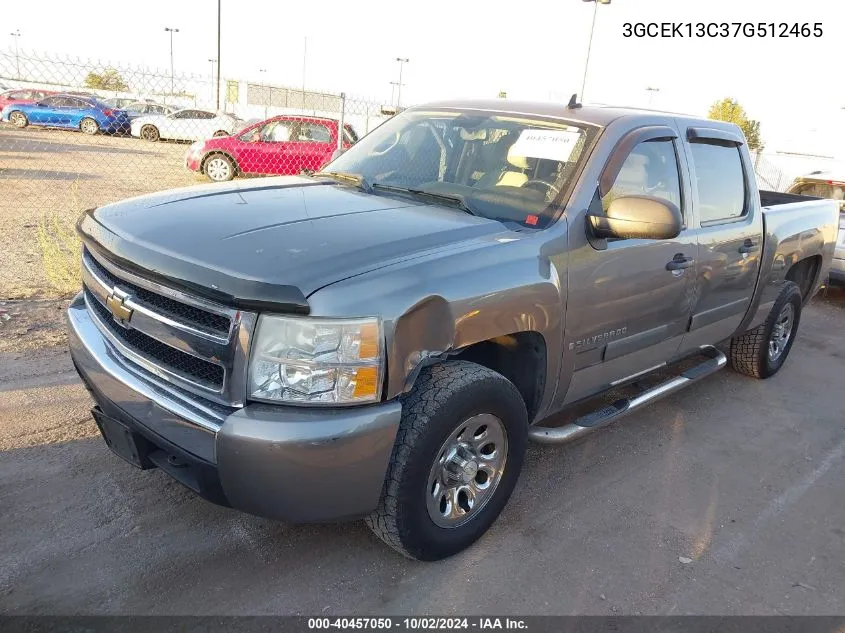 3GCEK13C37G512465 2007 Chevrolet Silverado 1500 Lt1