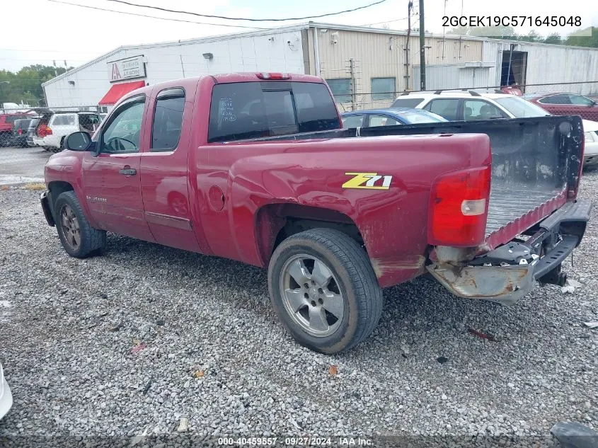 2007 Chevrolet Silverado 1500 Lt1 VIN: 2GCEK19C571645048 Lot: 40459557