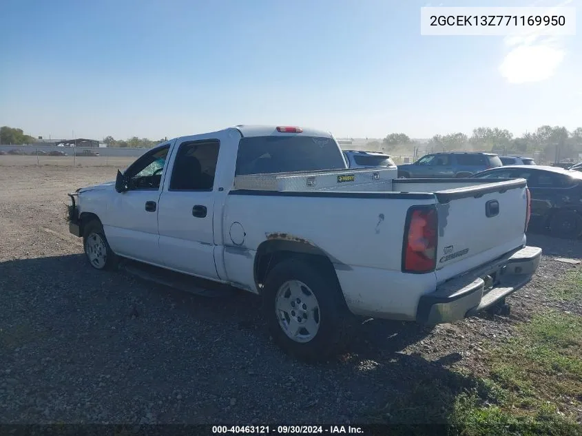 2007 Chevrolet Silverado 1500 Classic K1500 Classic Crew Cab VIN: 2GCEK13Z771169950 Lot: 40463121