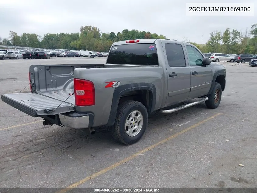 2007 Chevrolet Silverado 1500 Lt1 VIN: 2GCEK13M871669300 Lot: 40465262