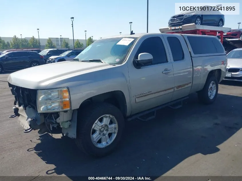 2007 Chevrolet Silverado 1500 Ltz VIN: 1GCEK19017Z541895 Lot: 40466744