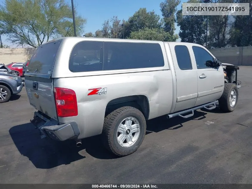 2007 Chevrolet Silverado 1500 Ltz VIN: 1GCEK19017Z541895 Lot: 40466744